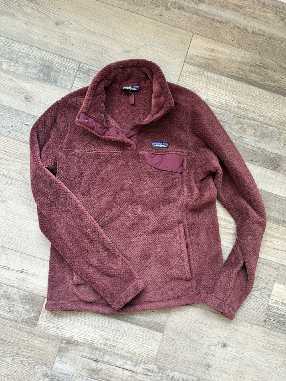 Patagonia Plush Snap Pullover - Rosewood